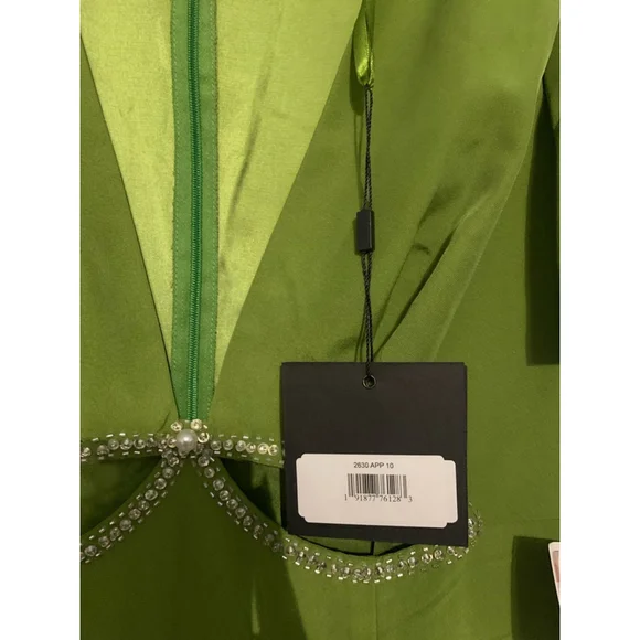 Women's Ieena for Mac Duggal Gown Green - Picture 9 of 9